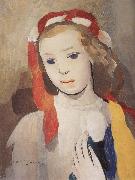 Marie Laurencin The Girl wearing the barrette oil painting picture wholesale